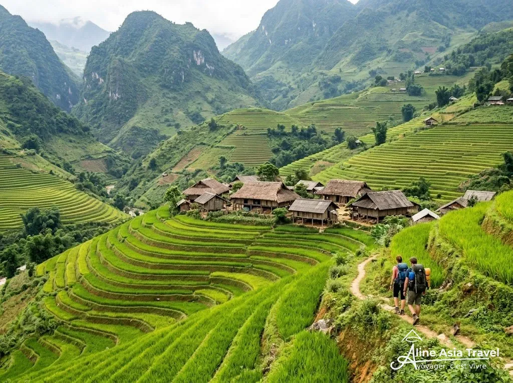 Randonnée dans la vallée de Muong Hoa